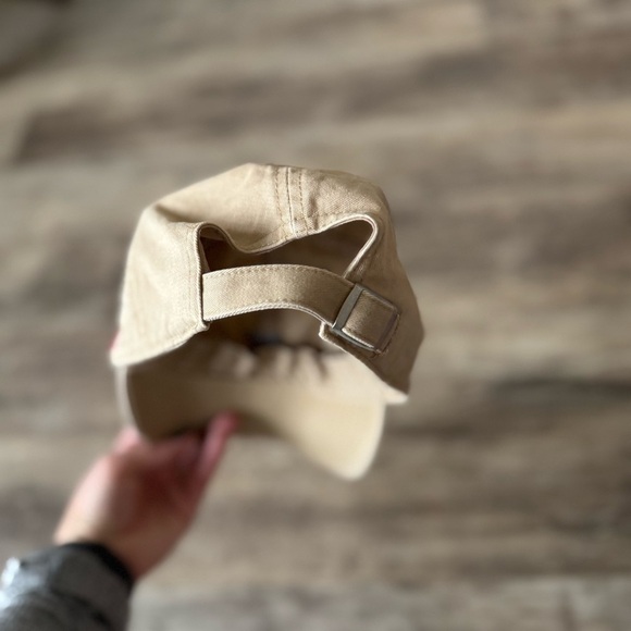 Like new! Wembley “USA” Minimalist Neutral Baseball Hat - Tan - Picture 2 of 5